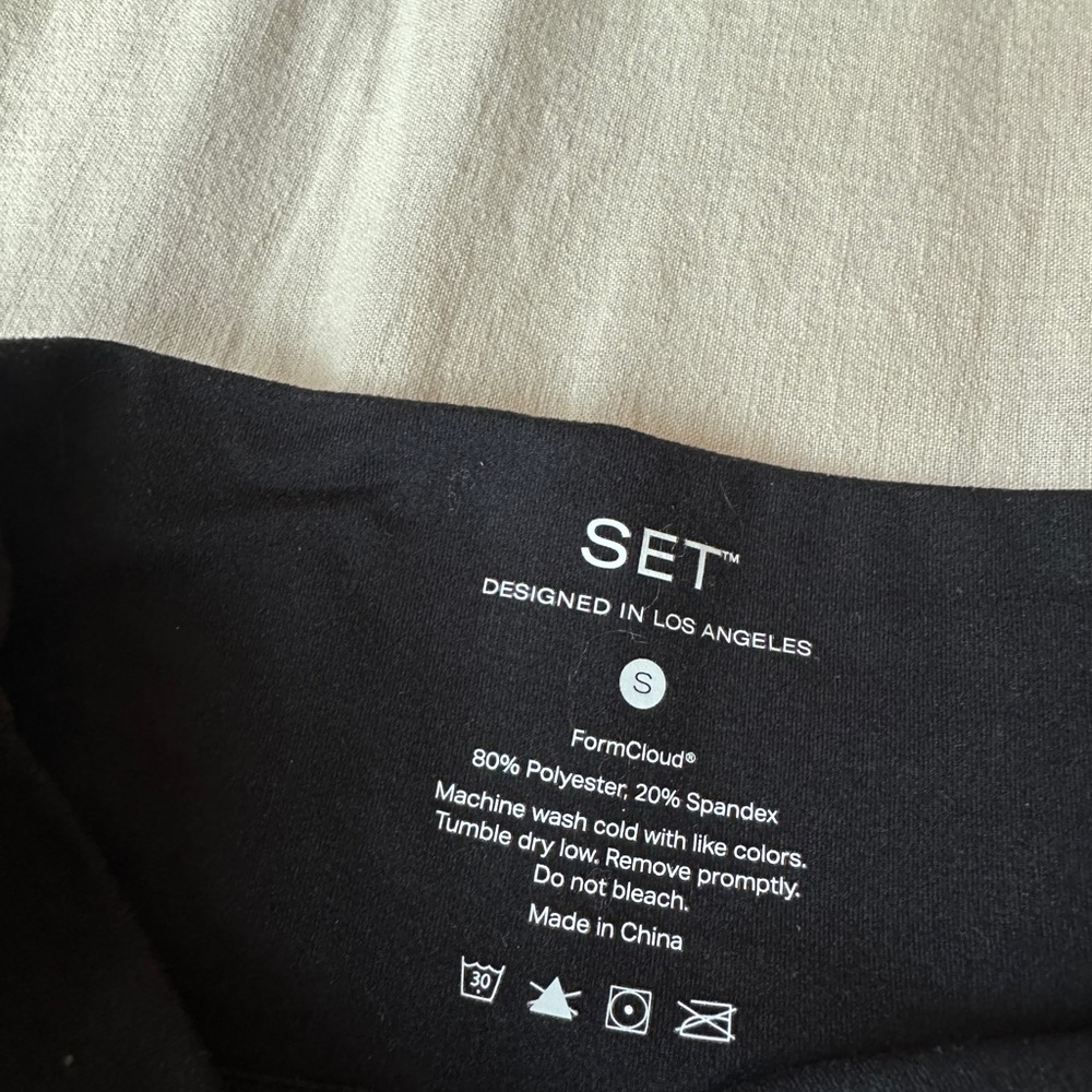 SET Active FormCloud Flare Leggings Black
